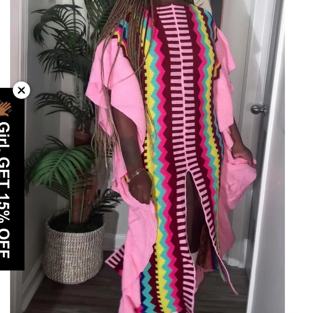 Sweater Dress Colorful